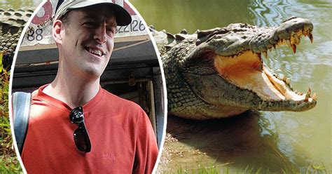man eaten by crocodile video